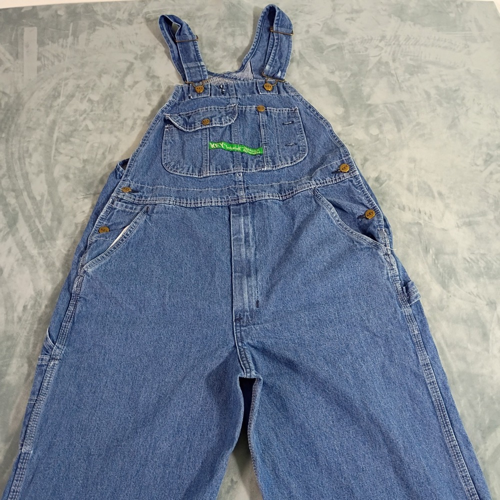Key Imperial Aristocrat Mens Denim Overalls Bib Blue Workwear W36 L32 FS2555
